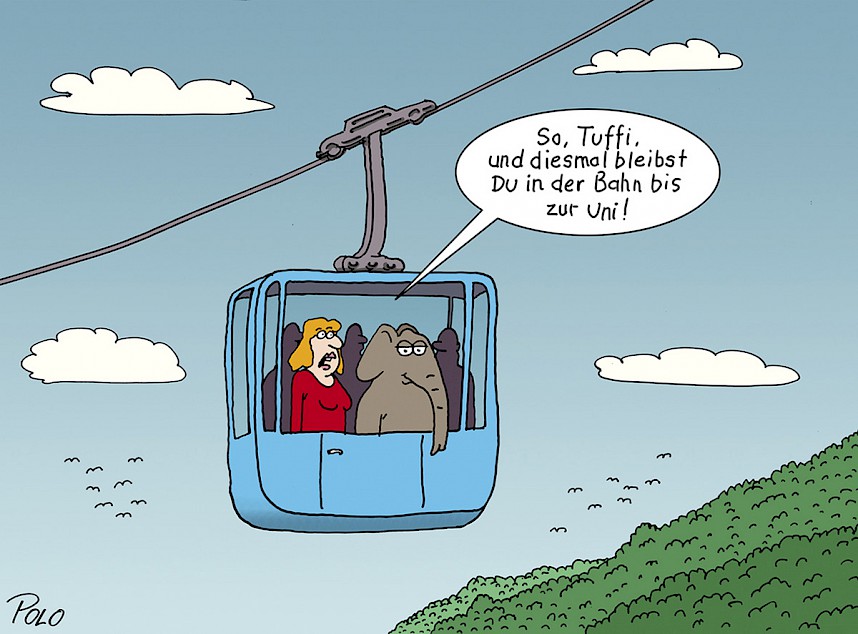 Die Seilbahn ist ein Dauerthema